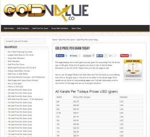 GoldValue.co ScreenShot