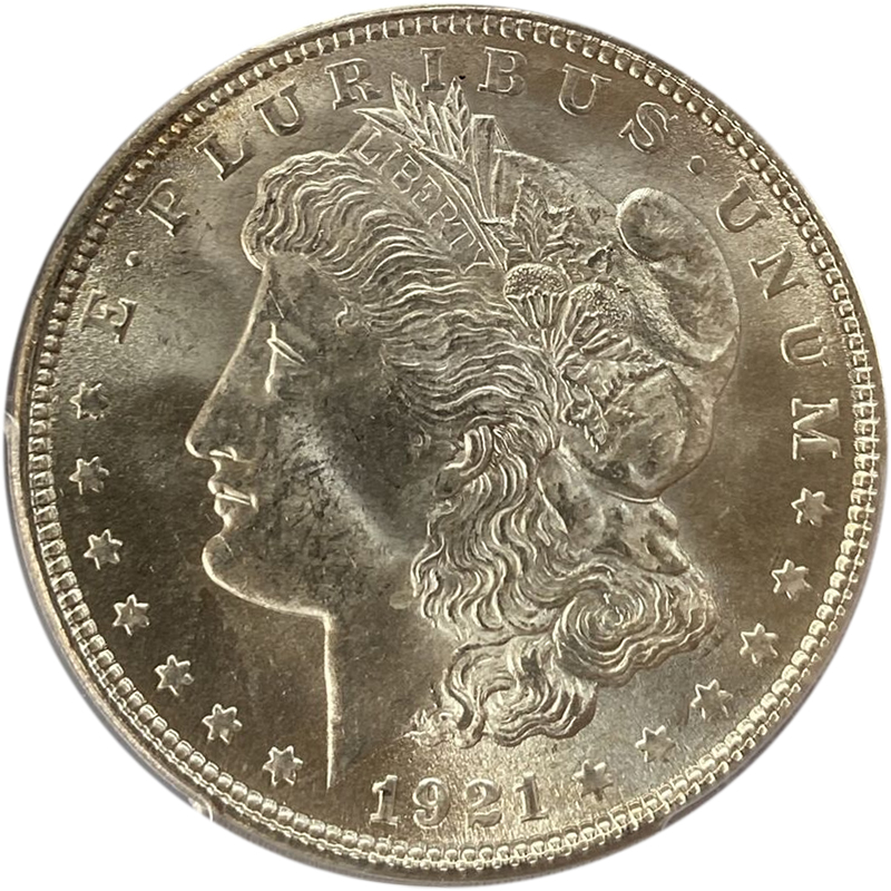 1921 Morgan Silver Dollar (reverse)