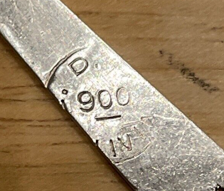 900 Silver Marking Example #4